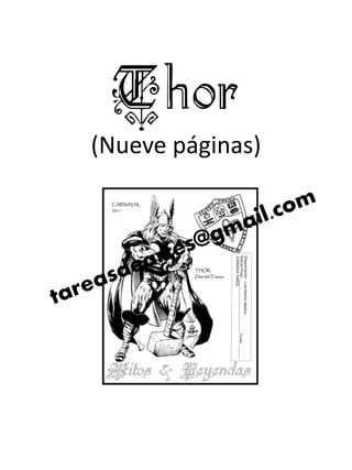 Thor
(Nueve páginas)
 