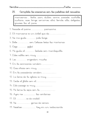 Actividades comprensionlectoraprimaria