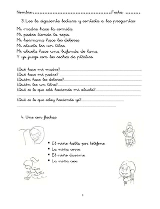 Actividades comprensionlectoraprimaria