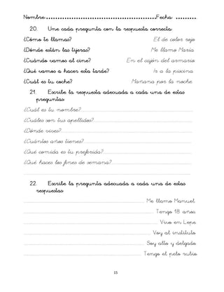 Actividades comprensionlectoraprimaria