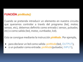 Led Pinmode ACTIVIDADES CON ARDUINOsdahjdkasdjakldsa | PDF