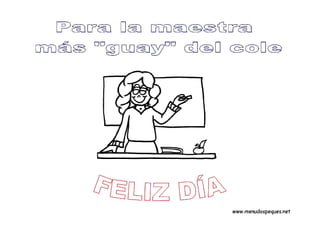 Actividades día del maestro