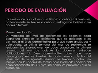 Inscripciones de los alumnos para el nuevo curso.