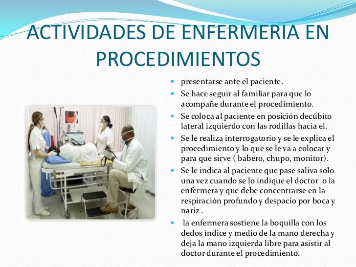 Actividades de enfermeria