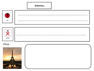 …….................................................................................................................
………………………………………………………………………………………………………………….
Entonces…
…….................................................................................................................
Dibuja
 