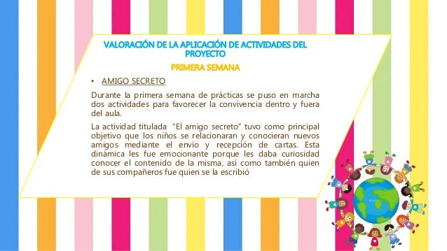 Actividades del proyecto