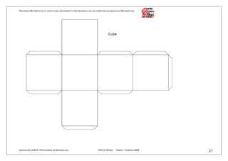 RECURSOS MATEMÁTICOS: EL JUEGO COMO INSTRUMENTO PARA DESARROLLAR LAS COMPETENCIAS BÁSICAS EN MATEMÁTICAS




ASOCIACIÓN ALEPH PROFESORES DE MATEMÁTICAS                             CEP DE RONDA    ENERO – FEBRERO 2008   21
 