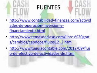 Operacion Inversion Actividades de operacion | PPTX
