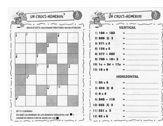 Actividades de primer ciclo