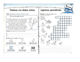 Actividades de primer ciclo