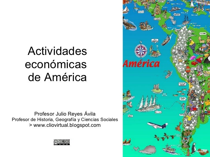 Actividades económicas de américa