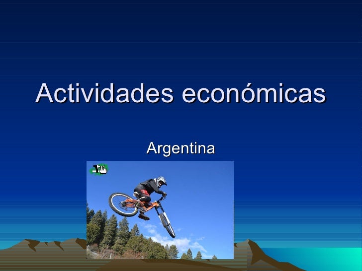 Actividades económicas de argentina 1