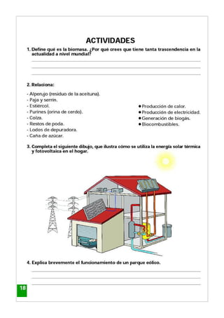 Actividades energias