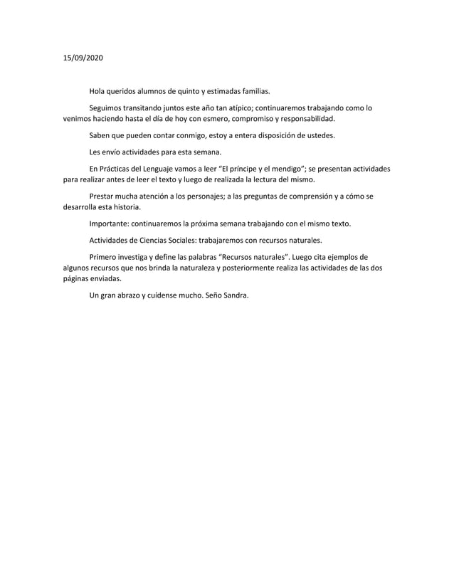 Actividades ep 40 quintos