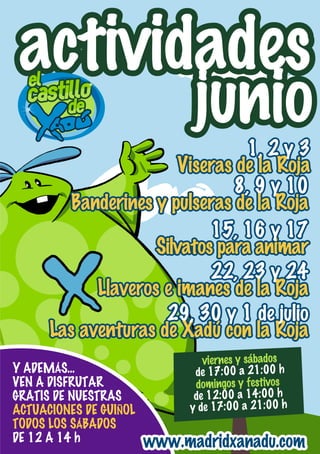 Actividades junio 2012