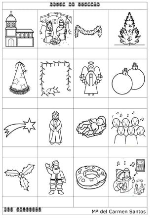 BINGO DE NAVIDAD
IES BEMBEZAR Mª del Carmen Santos
 