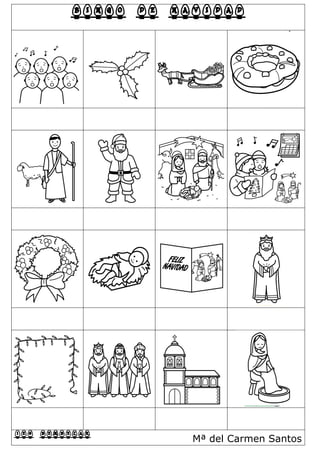 BINGO DE NAVIDAD
IES BEMBEZAR Mª del Carmen Santos
 