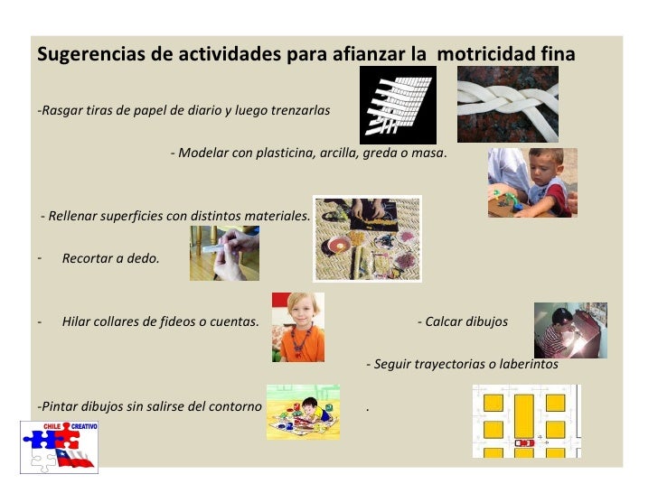 juegos de motricidad fina en educacion fisica