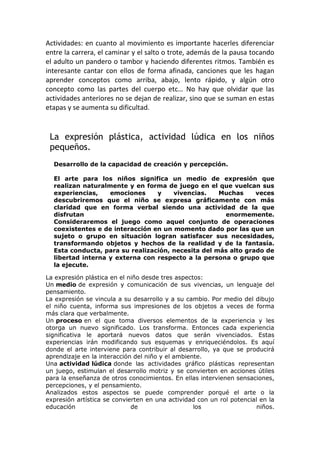 Actividades musicales 1