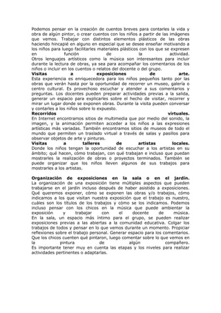 Actividades musicales 1