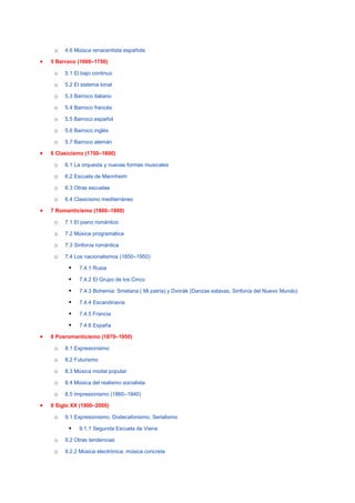 Actividades musicales 1