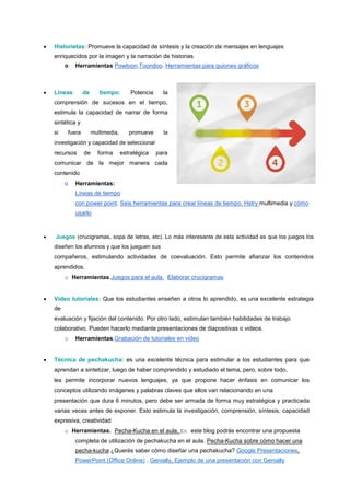 Actividades para aula virtual