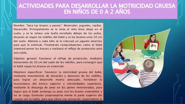 actividades para motricidad gruesa en niños de 2 a 3 años