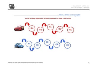 CUADERNO DE ACTIVIDADES
                                                                                     AULA DE AUDICIÓN Y LENGUAJE




Elaborado por Ana Mª Ibáñez Castillo (Maestra especialista en audición y lenguaje)                           12
 