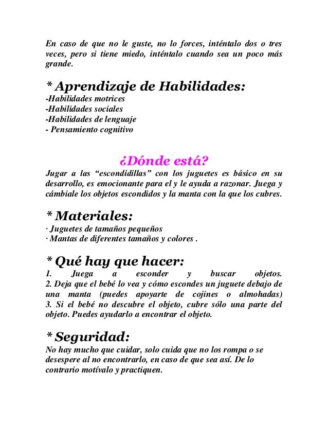 actividades para bebes de 6 a 9 meses