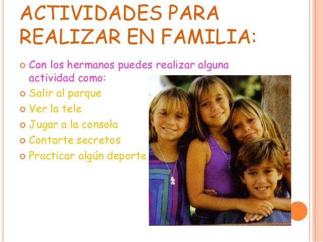 Resultado de imagen para actividades que realizan con la familia