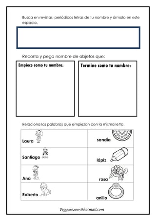 Actividades Primer Grado Actividades Primer Grado