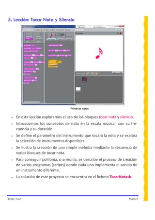 TOCAR NOTAS - SCRATCH | PDF
