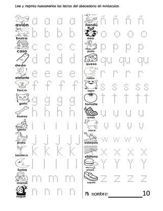 a a a a ñ ñ ñ ñ
b b b b o o o o
c c c c p p p p
d d d d qu qu qu
e e e e r r r r
f f f f s s s s s
g g g g t t t t t
h h h h u u u u
i i i i i v v v v
j j j j j w w w w
k k k k x x x x
l l l l l Y Y Y Y
m m m z z z z
n n n n ______10
 