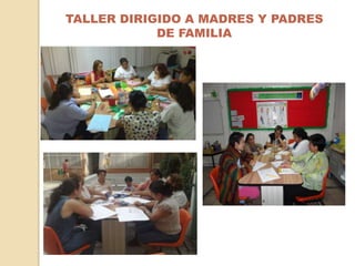 TALLER DIRIGIDO A MADRES Y PADRES DE FAMILIA