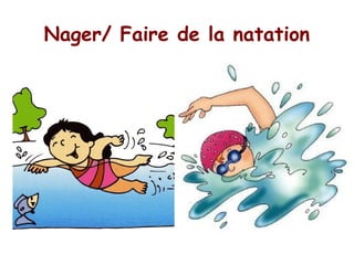 Nager/ Faire de la natation