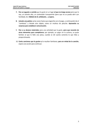 Actividades y juegos con el lenguaje infantil | PDF