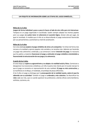 Actividades y juegos con el lenguaje infantil | PDF
