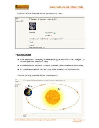Actividade Teste Moodle