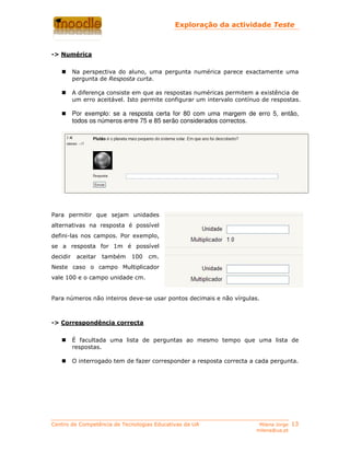 Actividade Teste Moodle