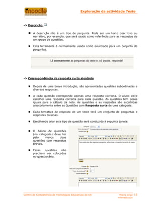 Actividade Teste Moodle
