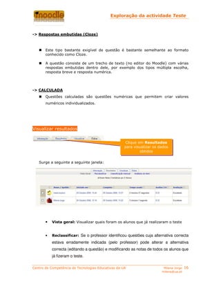 Actividade Teste Moodle