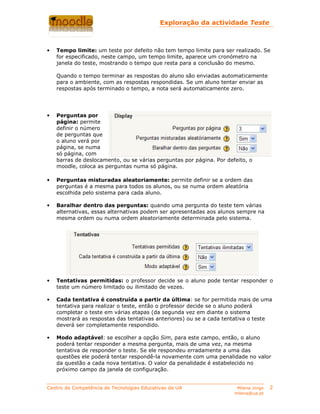 Actividade Teste Moodle