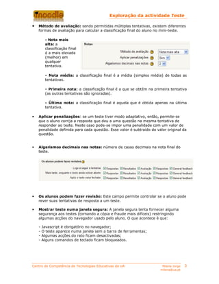 Actividade Teste Moodle