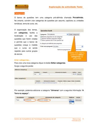 Actividade Teste Moodle
