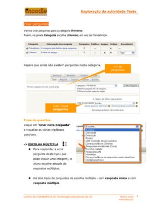 Actividade Teste Moodle