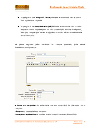 Actividade Teste Moodle