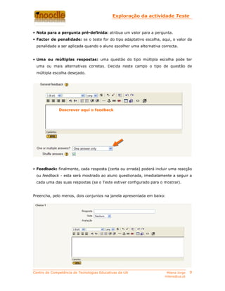 Actividade Teste Moodle