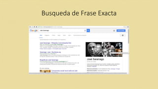 Busqueda de Frase Exacta