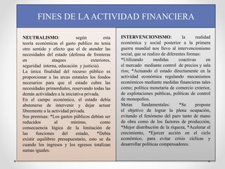 Actividad financiera del estado venezolano