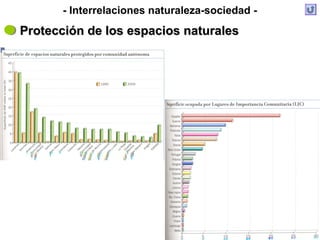Protección de los espacios naturalesProtección de los espacios naturales
- Interrelaciones naturaleza-sociedad -
 